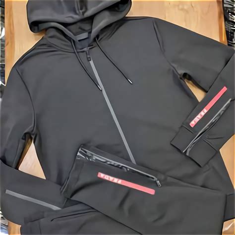 prada tracksuit men's uk|Prada men's hoodies.